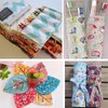 Hrlace Pack of 7 Cotton Fabric Sold by the Metre