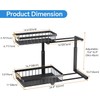 Under Sink Organizer,2 Pack Under Sink Organizers and Storage Basket,