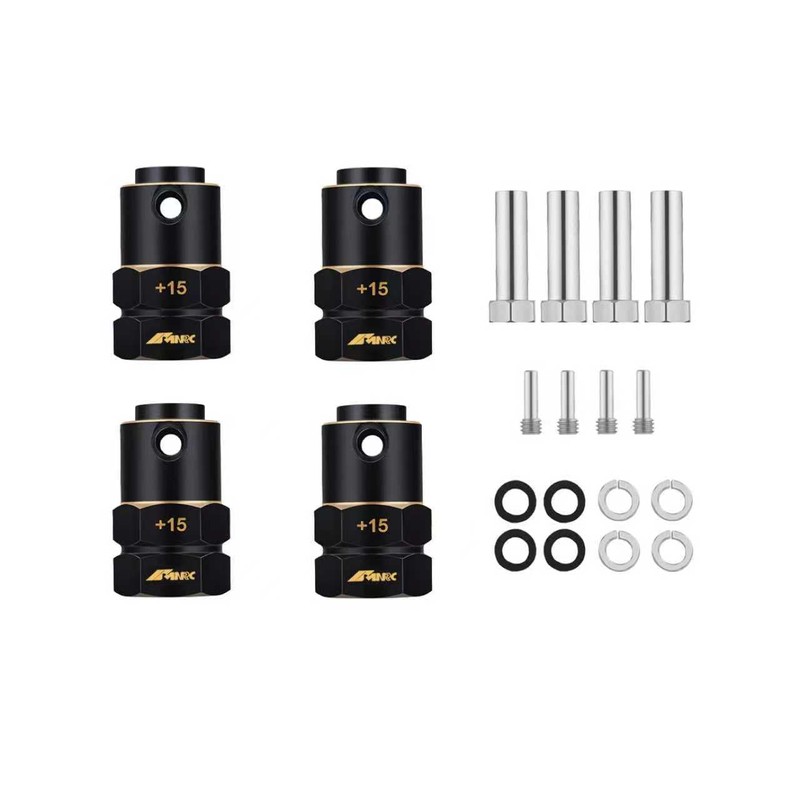 NMNRC Brass +15MM Wide Extension Length 20mm Wheel Hex Hub