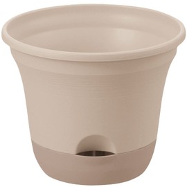 Richell 701013 Uruo Pot 25 Type N Beige, Made in Japan, Soil Capacity: 1.6 gal (4.4 L), Water Capacity 0.2 gal (0.8 L)