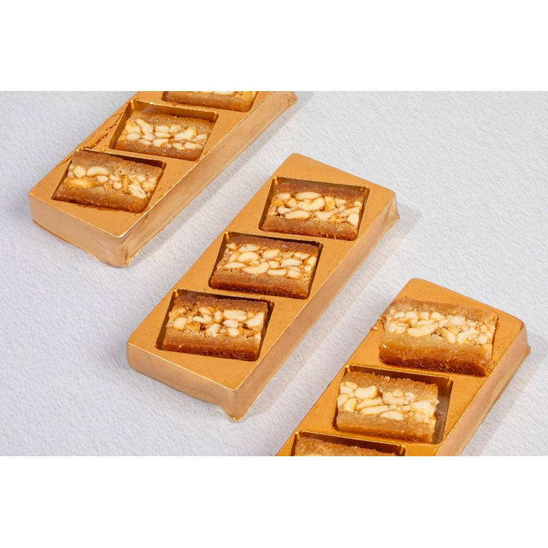 Snacklava Cashew Kunafa Bites - 6 Pack (3 Pieces per