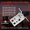 Upper Door Hinge Driver Side Left LH, Compatible with 02-08