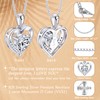 Blahanna Heart Moissanite Birthstone Necklaces Anniversary/Birthday/Best Friend/Girlfriend/Wife Gifts for Her