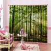 Forest Curtains, Trees Sunlight Shower Curtain Wild Natural Landscape Trees