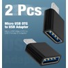 5 Plus 2 Pcs Micro USB OTG to USB Adapter