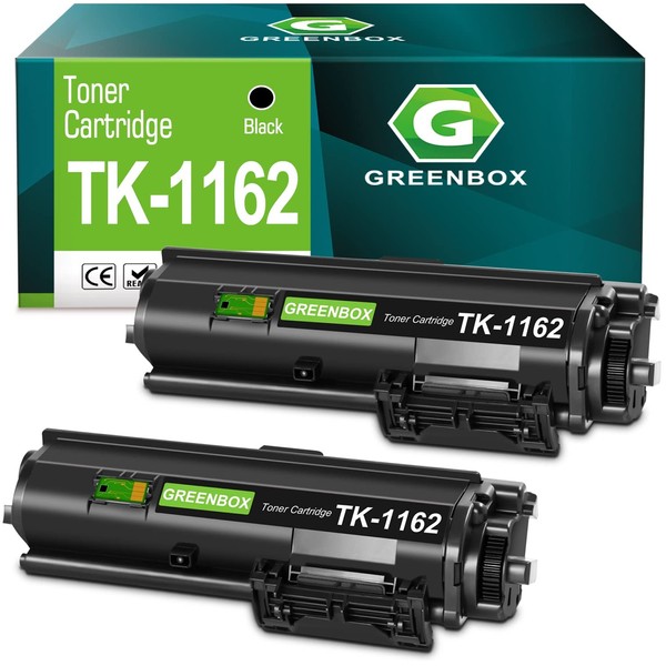 GREENBOX TK-1162 TK1162 Toner Cartridge Replacement for Kyocera TK1162 TK-1162