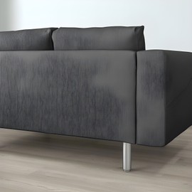 IKEA 4 IKEA NORSBORG 7 1/8" Steel Furniture Sofa Legs Couch Bed Chair M8 screw