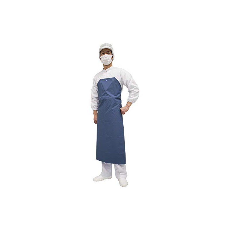 Koshin G0435AB Quick Rubber Apron, Navy, One Size, Waterproof, Antibacterial
