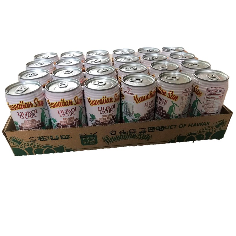 Hawaiian Sun Lilikoi Lychee 11.5 Oz 6pk