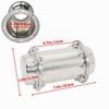 Moumou Moumou Time Capsule, Corrosion Resistant, Waterproof Stainless Steel Capsule