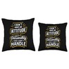 Funny Sarcastic I Don'T Have An Attitude Problem Throw Pillow