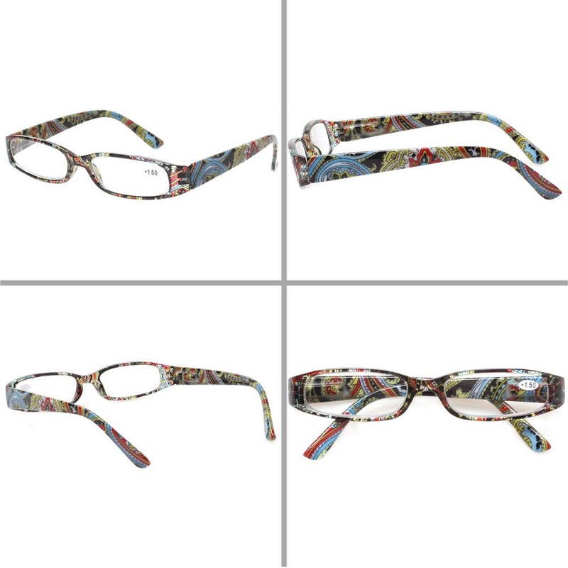 Kerecsen Women's Reading Glasses 4 Pairs Ladies Fashion Spring Hinge