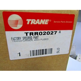 Trane NEW TRANE FUSED TRANSFORMER TRR02027 HV 480V LV 24VAC BE32706001 G19