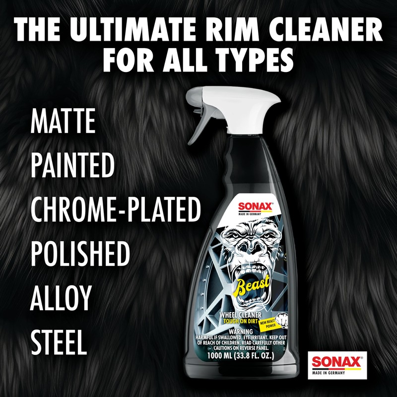 SONAX Beast Wheel Cleaner | Brake Dust Cleaner | Color
