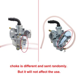 GOOFIT Carburetor with Hand Choke Replacement for 60cc Pit Pocket Dirt Bike ATV Motorcycle