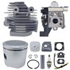 Mikatesi A130002100 CYLINDER Kit with SRM 225 Carburetor Kit Fits