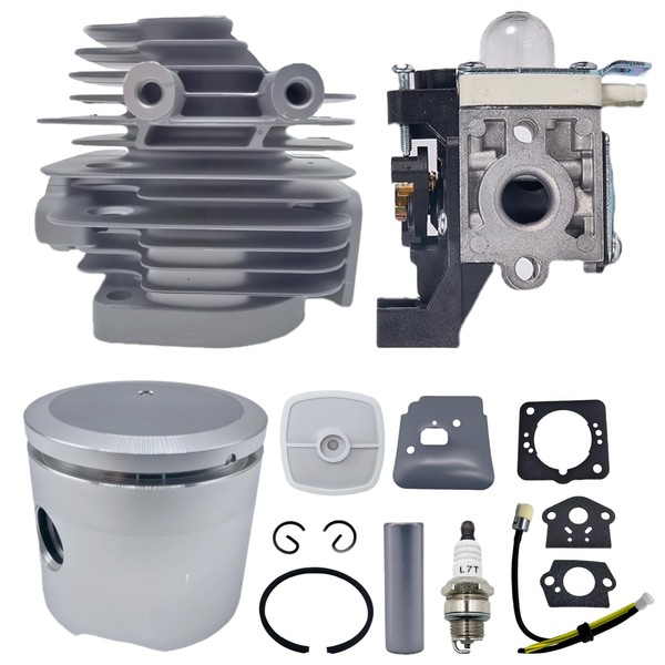 Mikatesi A130002100 CYLINDER Kit with SRM 225 Carburetor Kit Fits