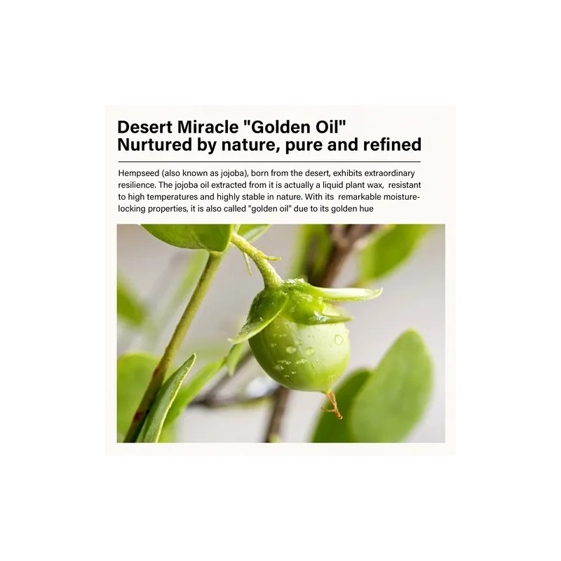 2pcs Aceite De Jojoba Puro Prensado En Frío Con Gotero