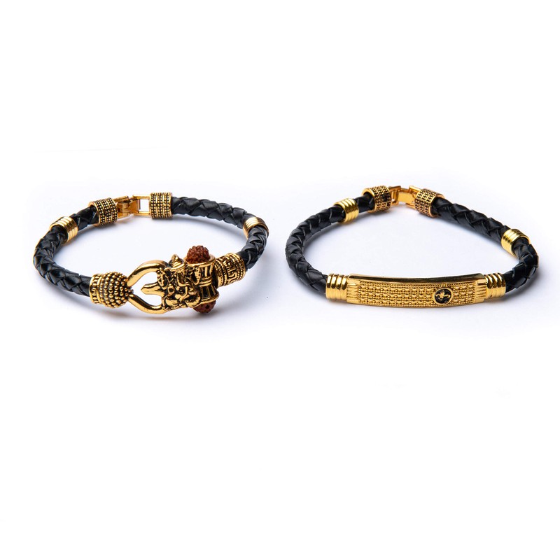Wonder Care Brass Bracelet for Men | Bahubali Bangle for