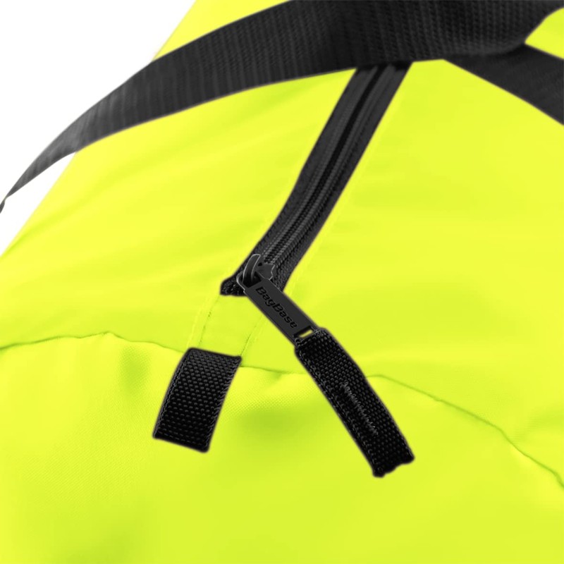 BagBase BG150 Packaway Barrel Bag – Fluoreszierendes Gelb/Schwarz