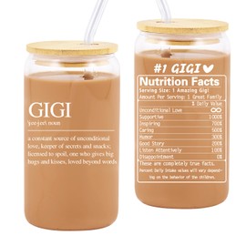 TOJIA 16oz Gigi Coffee Cup - Gift for Grandma from Grandkids - Ideal for Mothers Day, Birthday, Christmas, or FirstTime Grandmas - Also Great Gift for Grammy, Granny, Mimi, or Nana