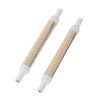 2Pcs R7S 98LED Bulb Double Ended 118mm Dimmable Flood Light