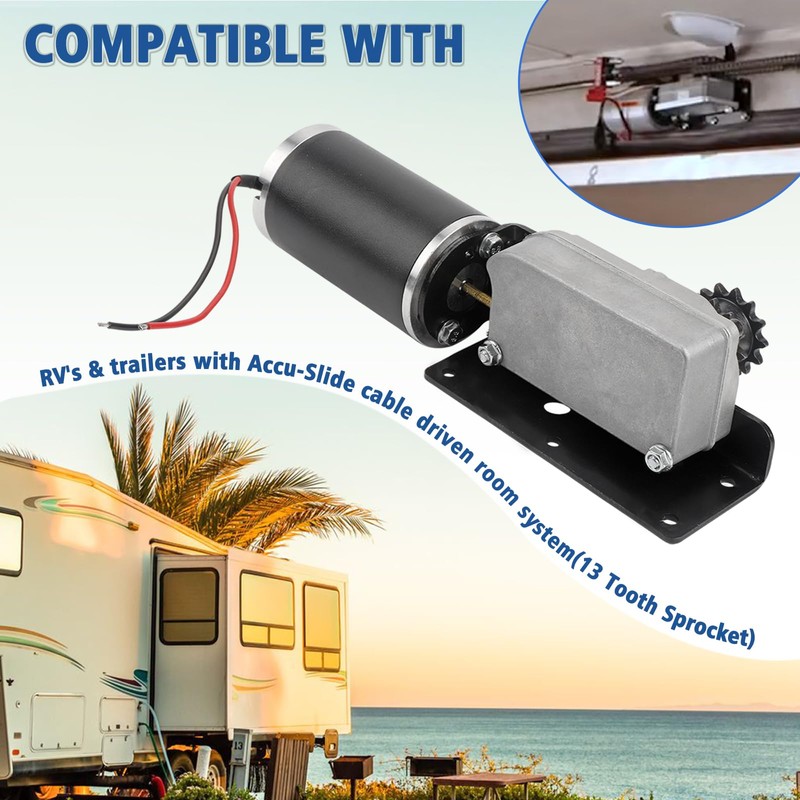 ZONFANT RV Slide Out Motor & Gear Housing Compatible with