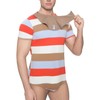 Landofgenie Onesie Pyjamas with Drooling Bib for Men Short Sleeve