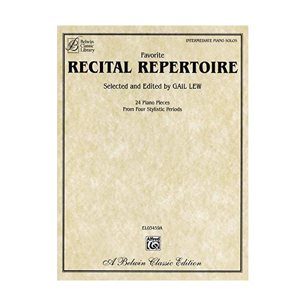 Favorite Recital Repertoire (Belwin Classic Library)