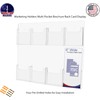 Marketing Holders 2 Pack Hanging Brochure Holder for 4" Trifolds