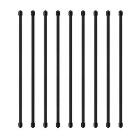 9 Pcs 6 Inch Rubber Twist Ties, Heavy Duty Twist Ties with Strong Steel Core Wires Inside, Reusable Rubber Twist Ties for Bundling and Holding, Multi-Function Cable Ties Used Indoors and Outdoors