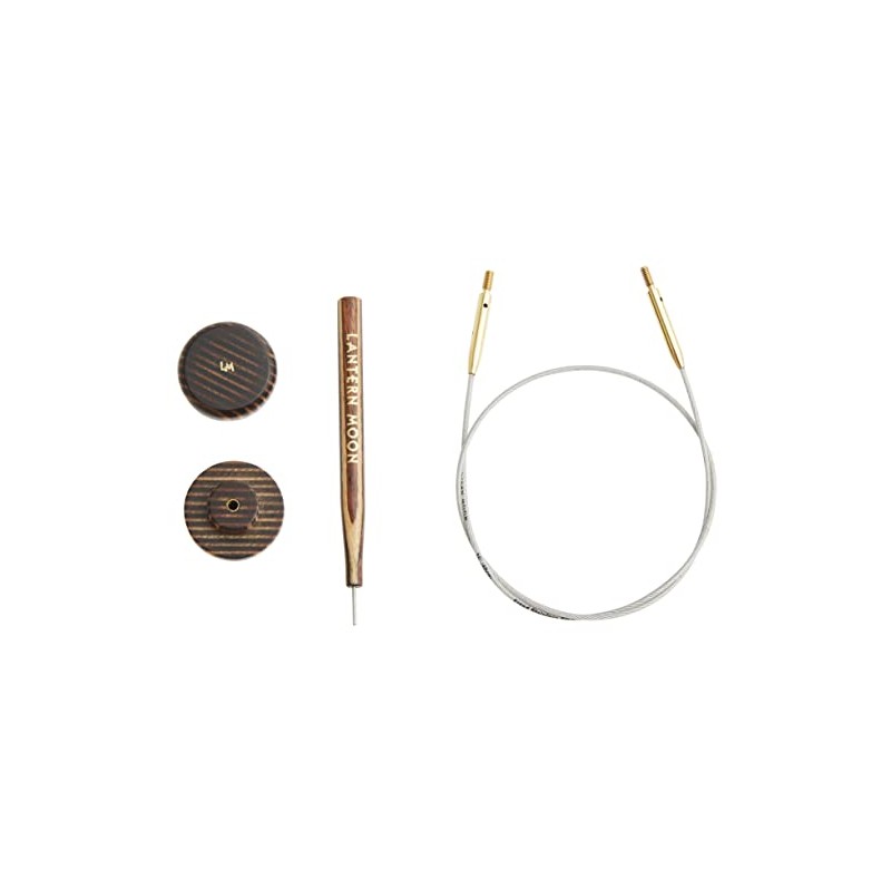 Lantern Moon Interchangeable Knitting Needle Cables – 2 x 40