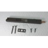 WORLDWIDE Onyx Flush Bolt Lever Action Lock Concealed 7" X
