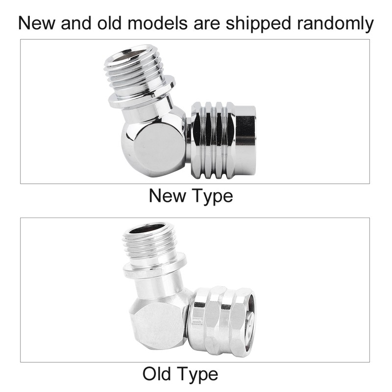 110 Degree Chrome Plated Brass Regulator Swivel Adapter Connector for