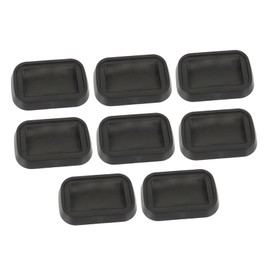 SHINEOFI 8pcs Slip Furniture Caster Cups Sturdy Wheel Stoppers for Bed Couch Chair Legs Protects Hardwood Floors from Scratches Non Skid Design Black