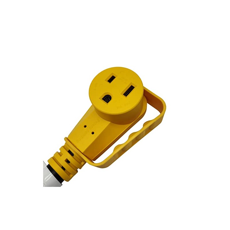 Parkworld NEMA 6-50 Female Lighted Outlet with Handle Replacement Cord