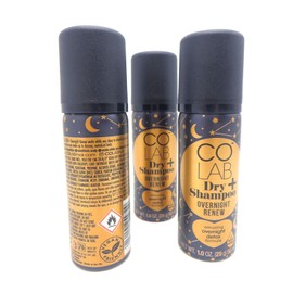 COLAB OVERNIGHT RENEW  DRY SHAMPOO 1 OZ 3 PCS
