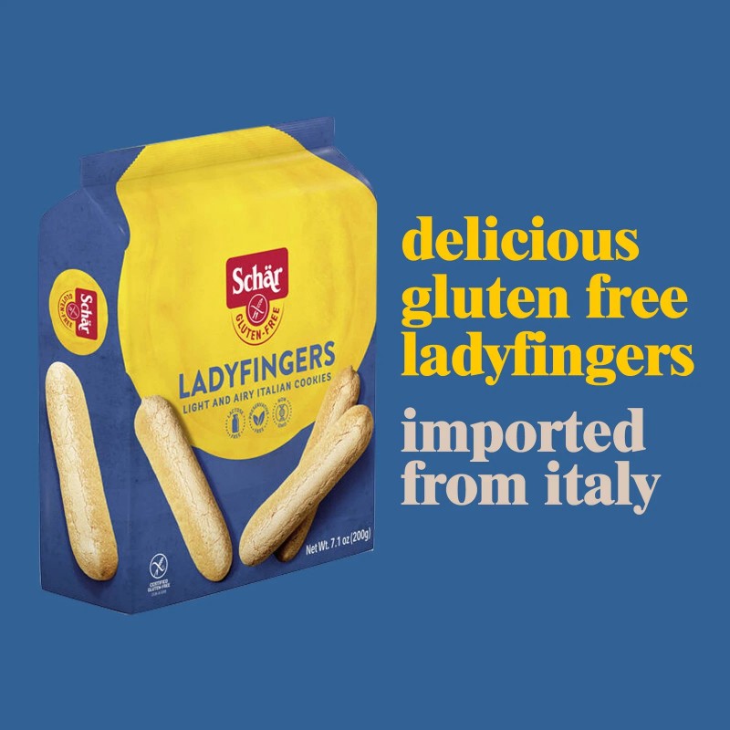 Schar Gluten Free Ladyfingers 5.3oz Perfect for Tiramisu and Snacking
