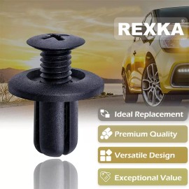 Unbranded 20pcs 8mm hole fender liner bumper engine splash guard retaining clamp fasteners