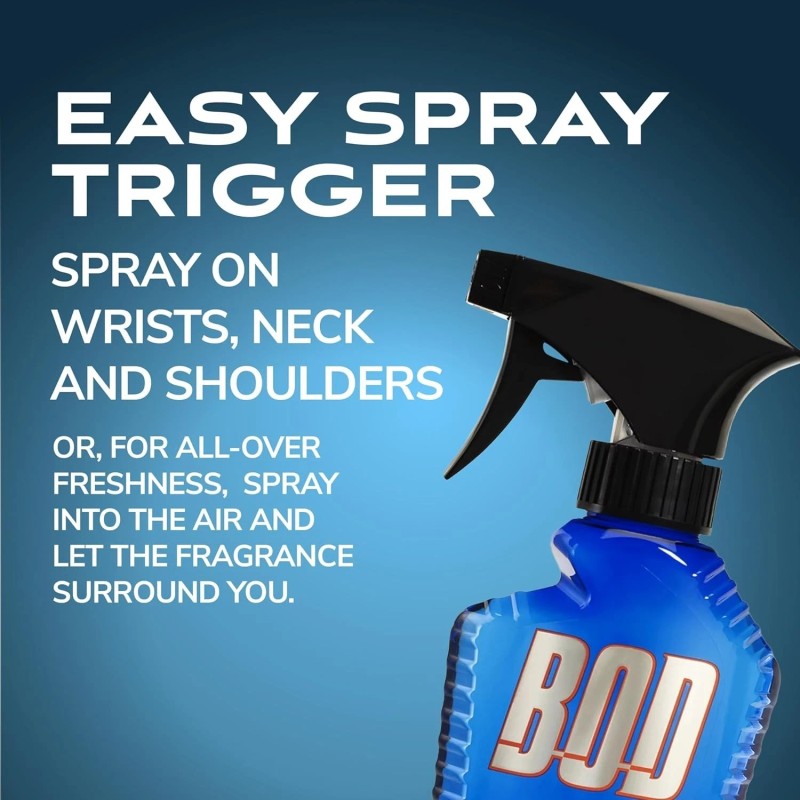 BOD man Fragrance Body Spray, Really Ripped Abs, 8 fl