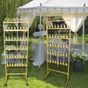 jvsufuik Champagne Wall Holder for Party, Rolling Champagne Tower Stand