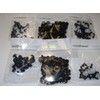 celloexpress 9mm Solid Black Eyes with Plastic Backs - Safety