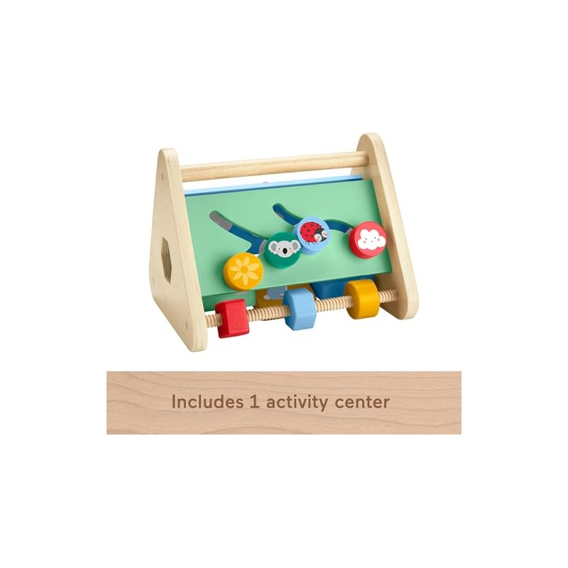 Fisher-Price, Triángulo de Actividades de Madera, Juguete para Bebé, 6