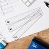 Mr. Pen- Ruler, 6 inch Ruler, Pack of 3, Clear,