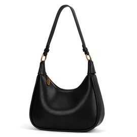 GSenhui Small Handbag Women's Y2K Shoulder Bag Small Elegant Hobo Shoulder Bag Women PU Leather Shoulder Bag Vintage for Women Travel, A1 black