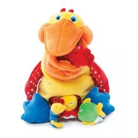 Melissa & Doug Peluche Didáctico Para Bebé Hungry Pelican Melissa & Doug