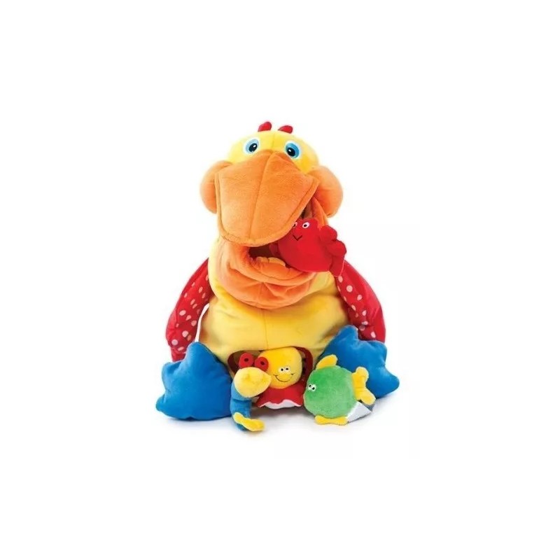 Melissa & Doug Peluche Didáctico Para Bebé Hungry Pelican Melissa