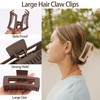 Hair Clips for Women，4.3 Inch Large Hair Claw Clips for