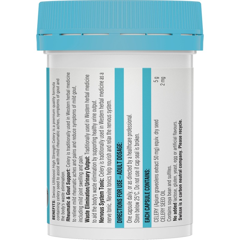 Swisse Celery 5000mg 50 Capsules