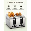 4 Slice Toaster, 1500W Extra-Wide Slot Toaster, for Bagel, Bread,